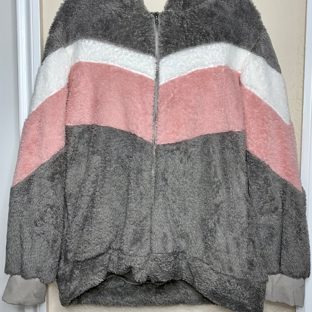 Furry Jacket Aviator Style
